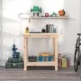 Banco de trabajo de madera maciza de pino 80x50x80 cm de , Mesas de trabajo - Ref: Foro24-822496, Precio: 74,19 €, Descuento: %