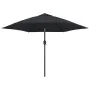 Sombrilla de jardín con palo de metal negro 300 cm de , Sombrillas - Ref: Foro24-47126, Precio: 65,49 €, Descuento: %