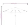 Sombrilla de jardín con palo de metal negro 300 cm de , Sombrillas - Ref: Foro24-47126, Precio: 65,49 €, Descuento: %