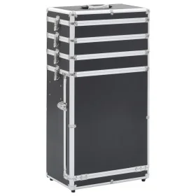 Maletín trolley de maquillaje de aluminio negro de , Neceseres - Ref: Foro24-91812, Precio: 112,68 €, Descuento: %