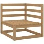 Juego muebles de jardín 10 pzas madera maciza pino marrón miel by , Garden sets - Ref: Foro24-3078142, Price: 669,23 €, Disco...