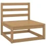Juego muebles de jardín 10 pzas madera maciza pino marrón miel by , Garden sets - Ref: Foro24-3078142, Price: 669,23 €, Disco...