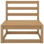 Juego muebles de jardín 10 pzas madera maciza pino marrón miel by , Garden sets - Ref: Foro24-3078142, Price: 669,23 €, Disco...