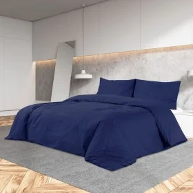 Juego de funda nórdica algodón azul 140x200 cm by , Duvet covers - Ref: Foro24-136154, Price: 24,16 €, Discount: %