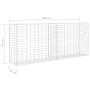 Cesta de gaviones de acero galvanizado 85x30x200 cm de , Paneles de vallas - Ref: Foro24-142359, Precio: 83,07 €, Descuento: %