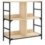 Estantería de madera de ingeniería roble Sonoma 78,5x33x82 cm de , Librerías y estanterías - Ref: Foro24-835245, Precio: 53,4...