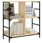 Estantería de madera de ingeniería roble Sonoma 78,5x33x82 cm de , Librerías y estanterías - Ref: Foro24-835245, Precio: 53,4...