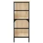 Estantería de madera de ingeniería roble Sonoma 78,5x33x82 cm de , Librerías y estanterías - Ref: Foro24-835245, Precio: 53,4...