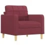 Juego de sofás con cojines 4 piezas tela rojo tinto de , Sofás - Ref: Foro24-3201256, Precio: 606,95 €, Descuento: %