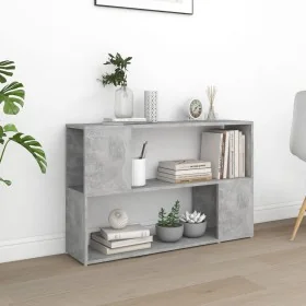 Librería de madera contrachapada gris hormigón 100x24x63 cm de , Librerías y estanterías - Ref: Foro24-809174, Precio: 47,48 ...