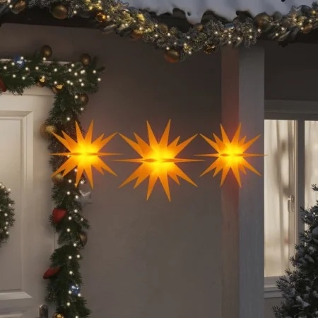 Lámparas de Navidad LED plegables 3 unidades amarillo de , Luces de Navidad - Ref: Foro24-356198, Precio: 34,88 €, Descuento: %