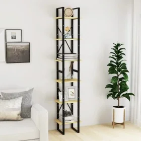 Estantería alta madera maciza de pino 40x30x210 cm de , Librerías y estanterías - Ref: Foro24-806502, Precio: 105,35 €, Descu...