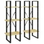 Estantería alta madera maciza de pino 40x30x210 cm de , Librerías y estanterías - Ref: Foro24-806502, Precio: 105,35 €, Descu...