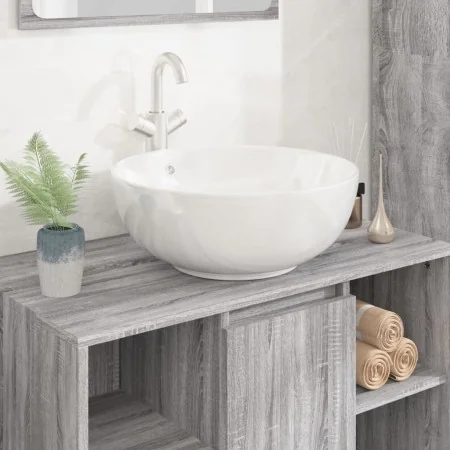 Lavabo redondo cerámica blanco 44x17 cm von , Sinkt - Ref: Foro24-153342, Preis: 78,02 €, Rabatt: %