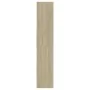Estantería madera contrachapada blanco y roble 60x35x180 cm de , Librerías y estanterías - Ref: Foro24-803412, Precio: 89,62 ...