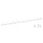 Pinchos de muro 25 unidades acero 1 m by , Spikes for anchoring in the ground - Ref: Foro24-144566, Price: 153,79 €, Discount: %