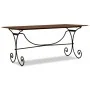 Mesa de comedor madera maciza acabado miel 180x90x76 cm de , Mesas de cocina y de comedor - Ref: Foro24-244677, Precio: 319,3...