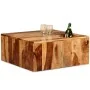 Mesa de centro de madera maciza de sheesham 70x70x30 cm de , Mesas de centro - Ref: Foro24-244927, Precio: 134,37 €, Descuent...