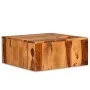 Mesa de centro de madera maciza de sheesham 70x70x30 cm de , Mesas de centro - Ref: Foro24-244927, Precio: 134,37 €, Descuent...