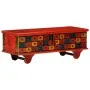 Caja de almacenaje de madera maciza de acacia 110x40x40 cm rojo de , Baúles de almacenamiento - Ref: Foro24-247669, Precio: 2...