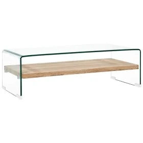 Mesa de centro de vidrio templado transparente 98x45x31 cm de , Mesas de centro - Ref: Foro24-284743, Precio: 208,77 €, Descu...