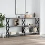 Mesa consola madera de ingeniería gris Sonoma 156x28x80,5 cm de , Mesas auxiliares - Ref: Foro24-835427, Precio: 62,91 €, Des...