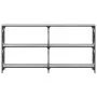 Mesa consola madera de ingeniería gris Sonoma 156x28x80,5 cm de , Mesas auxiliares - Ref: Foro24-835427, Precio: 62,91 €, Des...