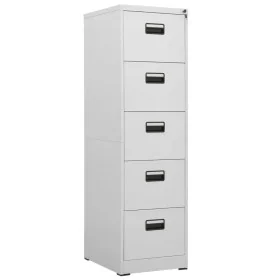 Armario archivador de acero gris claro 46x62x164 cm by , Filing cabinets - Ref: Foro24-336283, Price: 399,19 €, Discount: %