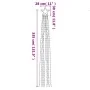 Luces para árbol de Navidad 320 LEDs blanco frío 375 cm de , Luces de Navidad - Ref: Foro24-356924, Precio: 28,07 €, Descuent...