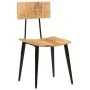 Sillas de comedor 2 uds madera maciza de mango 44x40x80 cm de , Sillas de comedor - Ref: Foro24-348161, Precio: 203,23 €, Des...