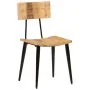 Sillas de comedor 2 uds madera maciza de mango 44x40x80 cm de , Sillas de comedor - Ref: Foro24-348161, Precio: 203,23 €, Des...