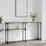 Mesa consola madera de ingeniería roble Sonoma 145x22,5x75 cm by , Side tables - Ref: Foro24-834096, Price: 57,68 €, Discount: %