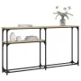 Mesa consola madera de ingeniería roble Sonoma 145x22,5x75 cm by , Side tables - Ref: Foro24-834096, Price: 57,68 €, Discount: %