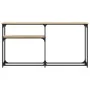 Mesa consola madera de ingeniería roble Sonoma 145x22,5x75 cm by , Side tables - Ref: Foro24-834096, Price: 57,68 €, Discount: %