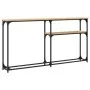Mesa consola madera de ingeniería roble Sonoma 145x22,5x75 cm by , Side tables - Ref: Foro24-834096, Price: 57,68 €, Discount: %