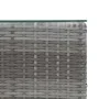 Mesa auxiliar superficie vidrio ratán sint. gris 35x35x52 cm de , Mesas auxiliares - Ref: Foro24-46983, Precio: 76,38 €, Desc...