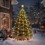 Red de luces de árbol de Navidad 180 LEDs blanco frío 180 cm by , Hoses and string lights - Ref: Foro24-328872, Price: 23,49 ...