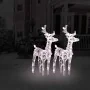 Renos de Navidad 2 unidades 80 LED blanco cálido acrílico de , Luces de Navidad - Ref: Foro24-342678, Precio: 66,22 €, Descue...
