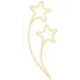Tira de luces de estrella 2 uds blanco cálido 125,5x53x4,5 cm de , Luces de Navidad - Ref: Foro24-343318, Precio: 73,66 €, De...