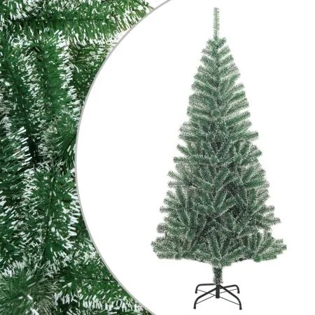 Árbol de Navidad artificial verde con nieve 210 cm de , Arboles de navidad - Ref: Foro24-357775, Precio: 49,23 €, Descuento: %
