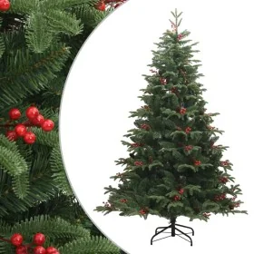 Árbol de Navidad artificial con piñas y bayas 180 cm de , Arboles de navidad - Ref: Foro24-358376, Precio: 106,01 €, Descuent...