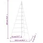 Árbol de Navidad para decoración metal negro 180 cm de , Arboles de navidad - Ref: Foro24-359602, Precio: 66,24 €, Descuento: %