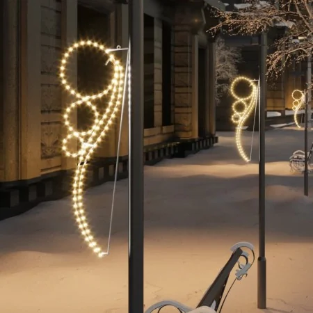Tira de luces forma de bola 8 pzas blanco cálido 111,5x35x4,5cm de , Luces de Navidad - Ref: Foro24-3154330, Precio: 205,80 €...