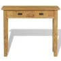 Mesa consola madera de teca maciza 90x30x80 cm by , Side tables - Ref: Foro24-244481, Price: 195,67 €, Discount: %