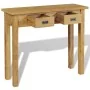 Mesa consola madera de teca maciza 90x30x80 cm by , Side tables - Ref: Foro24-244481, Price: 195,67 €, Discount: %