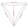 Toldo de vela triangular tela Oxford naranja 4,5x4,5x4,5 m de , Sombrillas - Ref: Foro24-135728, Precio: 35,48 €, Descuento: %