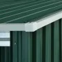 Cobertizo jardín con tejado extendido acero verde 346x193x181 cm de , Cobertizos - Ref: Foro24-144037, Precio: 669,46 €, Desc...