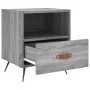 Mesitas noche 2 uds madera ingeniería gris Sonoma 40x35x47,5 cm de , Mesitas de noche - Ref: Foro24-827385, Precio: 54,45 €, ...