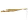 Toldo retráctil automático amarillo y blanco 3x2,5 m de , Toldos - Ref: Foro24-3154481, Precio: 251,18 €, Descuento: %