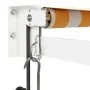Toldo retráctil automático amarillo y blanco 4x3 m de , Toldos - Ref: Foro24-3154483, Precio: 323,42 €, Descuento: %